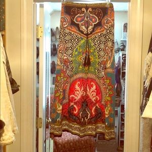 Multi color maxi skirt